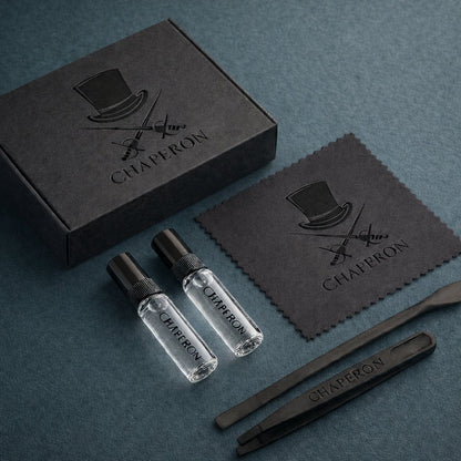 Chaperon watch glass protection box and application accessories