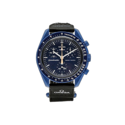Swatch Mission to Moonshine Gold Neptune Moonshine Gold (“Blue Moon”) BIOCERAMIC MOONSWATCH CHGB320000 SO33M102-108