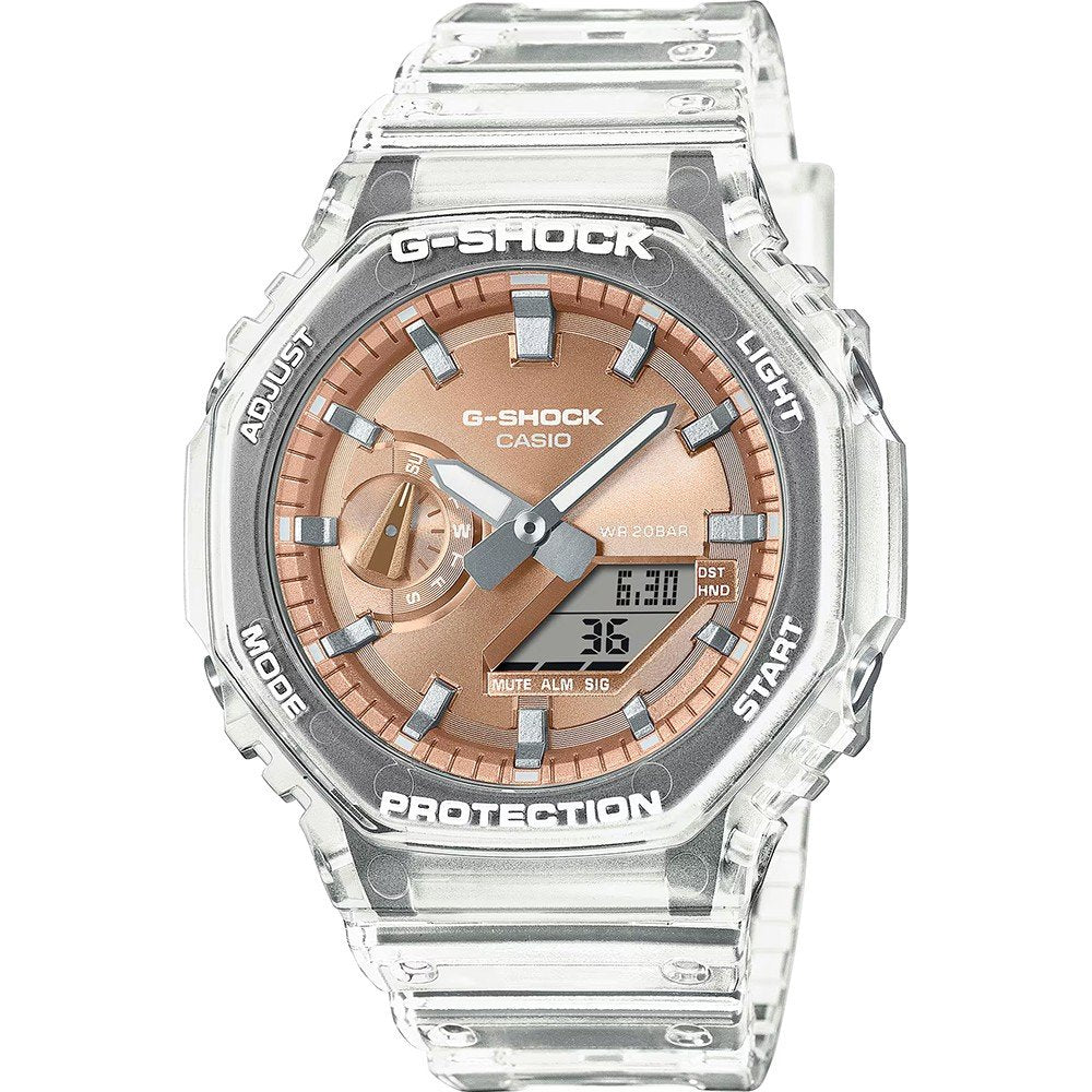 G-Shock Glasbeschermer voor Bright Metallic GA-2100BM