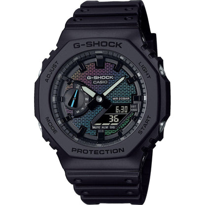 G-Shock Glasbeschermer voor Rainbow Brick Wall GA-2100RW