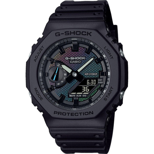 G-Shock Glasbeschermer voor Rainbow Brick Wall GA-2100RW