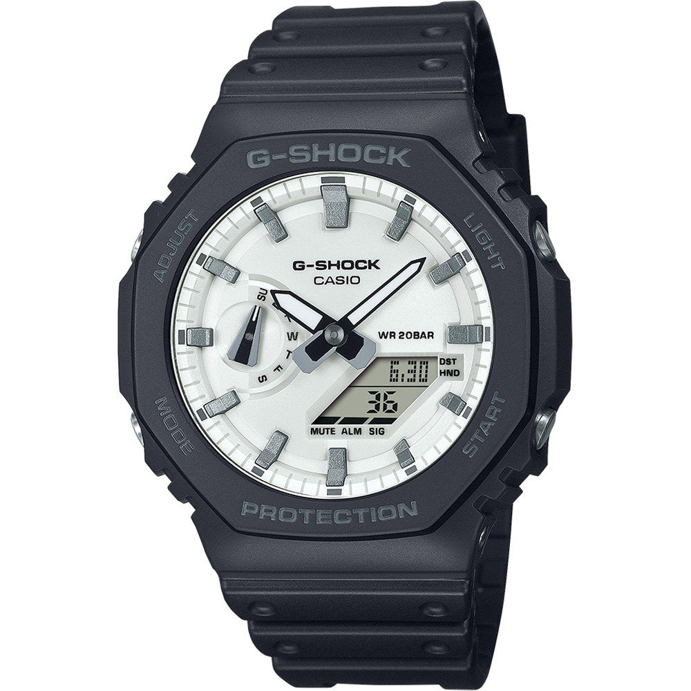 G-Shock Glasbeschermer voor Black & Brilliant White GA-2100WD