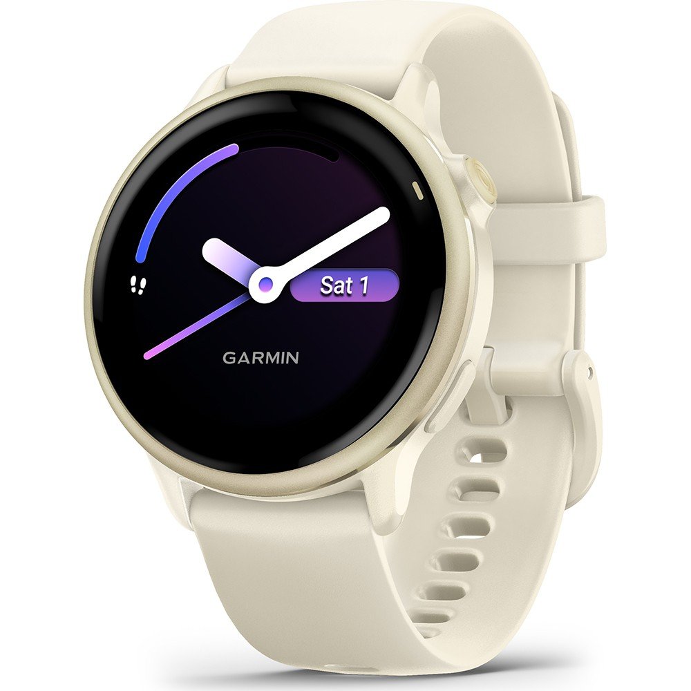 Garmin Glasbeschermer voor Vivoactive 6 - Bone/Lunar Gold 010-02985-01