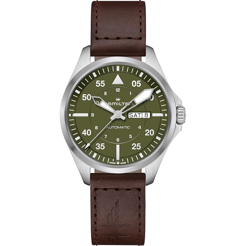 Hamilton Khaki Pilot Day-Date H64635 CHG0355000 H64635560