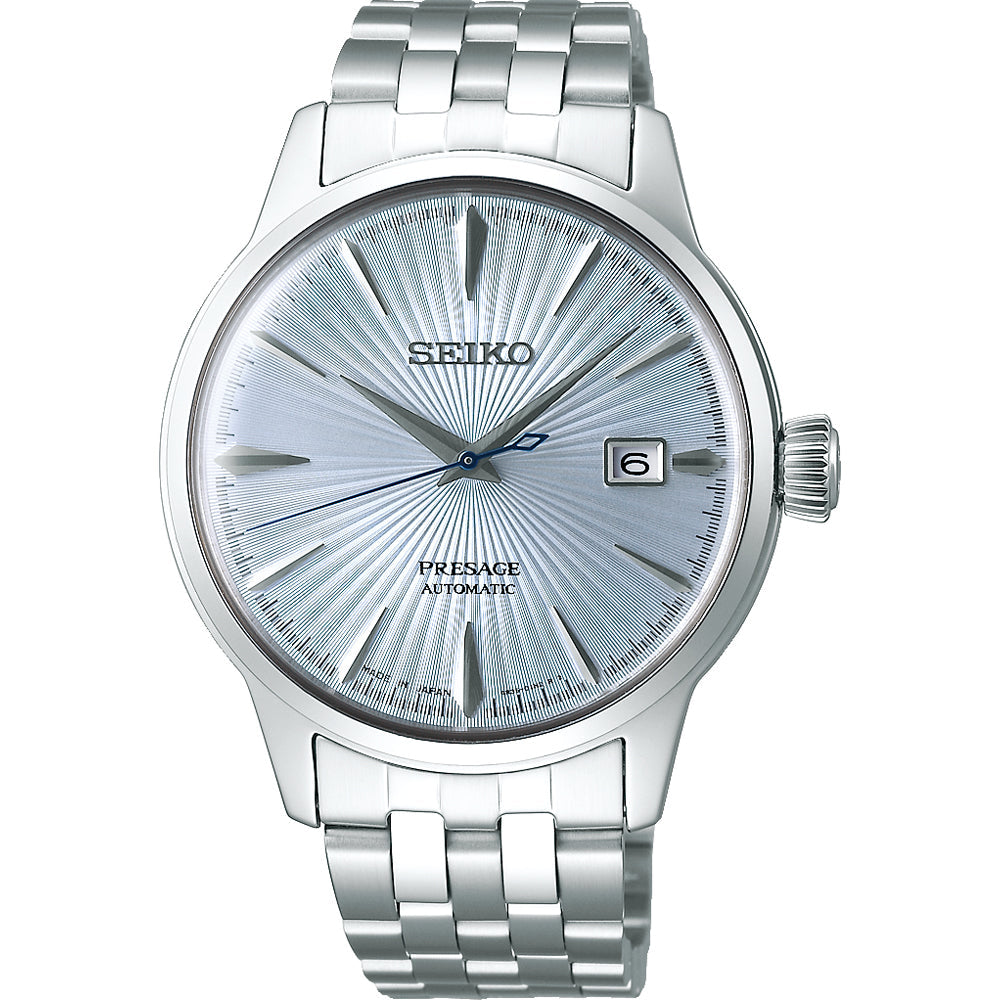 Seiko Glasbeschermer voor Presage - Cocktail Time 'Skydiving Ice Blue' 4R35-01T0