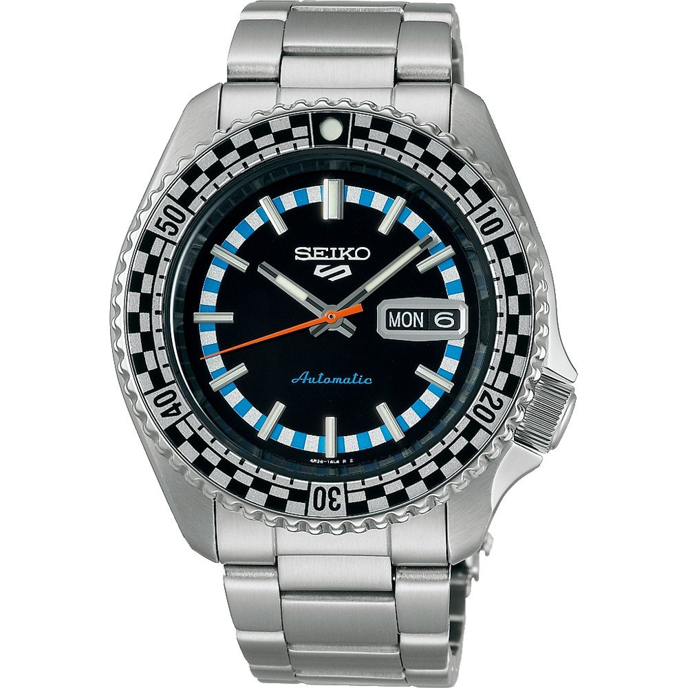 Seiko Glasbeschermer voor Seiko 5 Sports ‘Checkered Flag’ 4R36-15K0