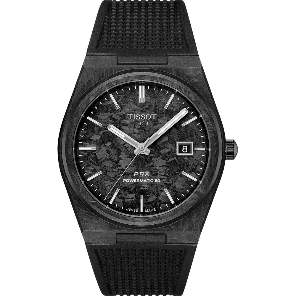 Tissot Glasbeschermer voor PRX Powermatic 80 - Carbon T137907